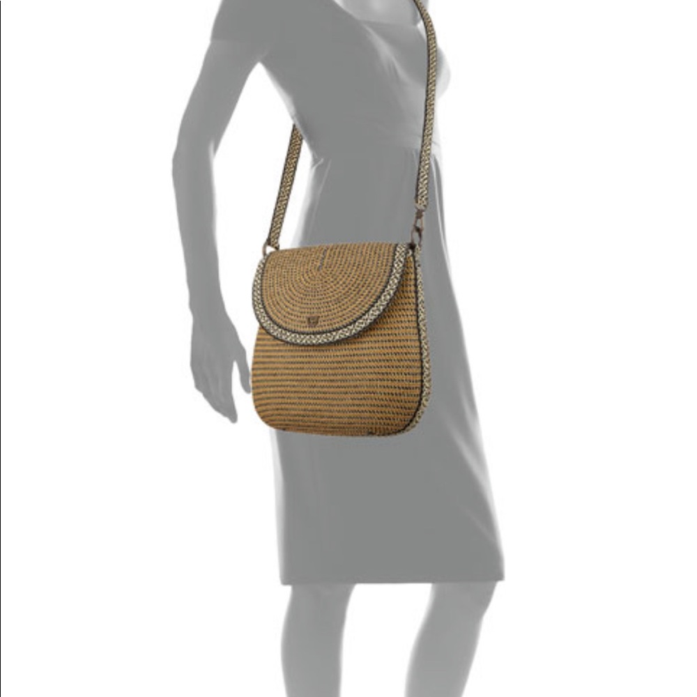 Eric Javits Crossbody Demi Flap Pouch Bag